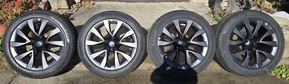 Jante Originale Tesla Model X 20" NOI Cyberstream Iarna TRANSP GRATUIT