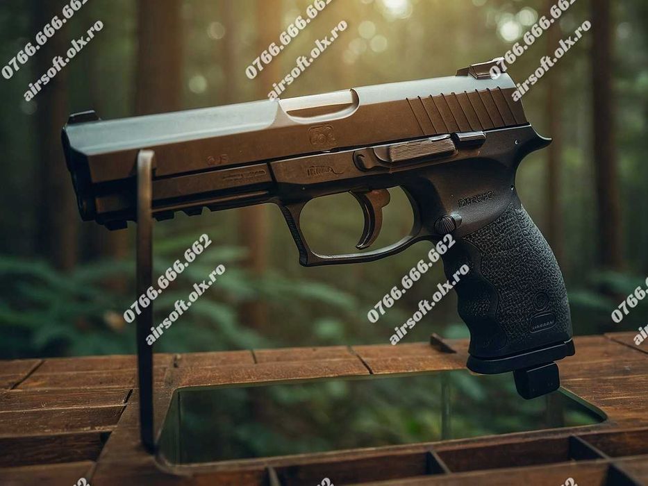 PISTOL HDP Modificat! (10 Butelii co2+100 bile) ~ 25 JOULI++ Gaz Pusca