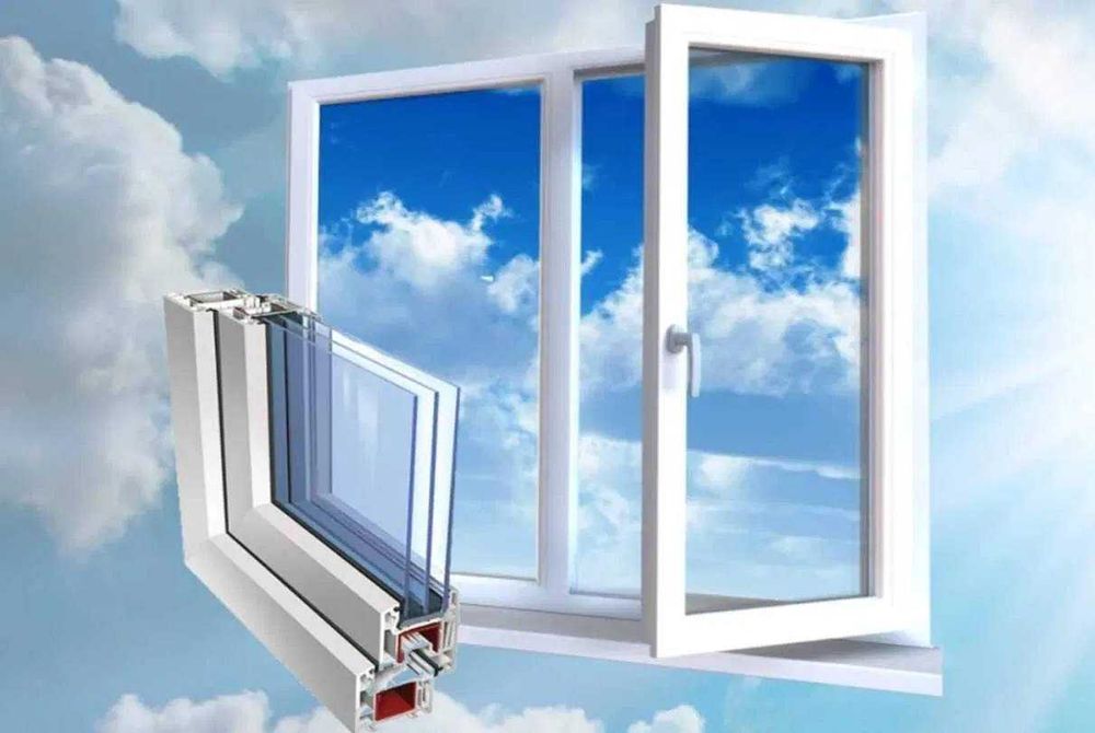 АКФА Пластиковые рамы и двери. Sifatli Akfa Eshik va romlar