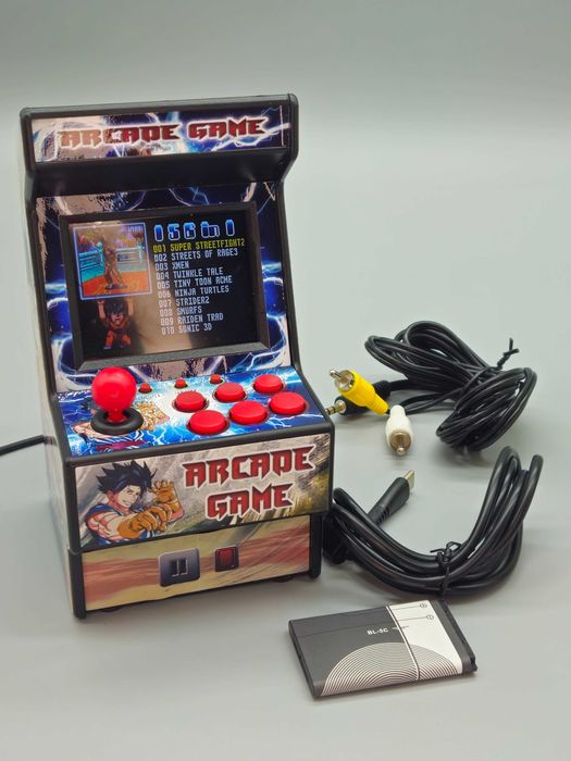 Мини аркадна конзола „Arcade Game“ 156 в 1 с TV изход и батерия BL-5C