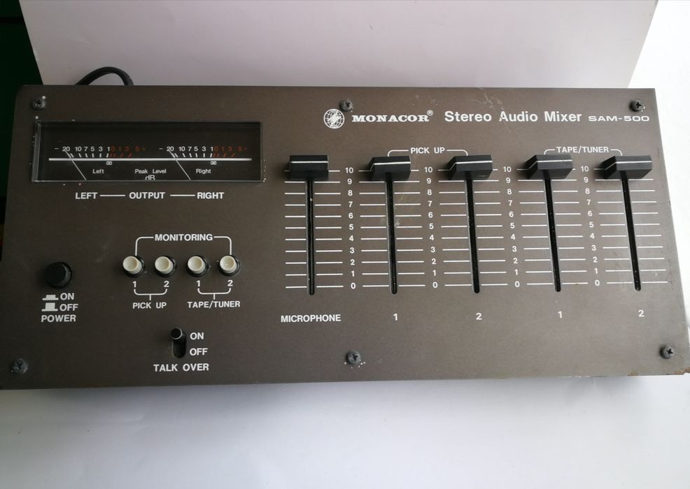 Monacor Stereo Audio Mixer SAM-500