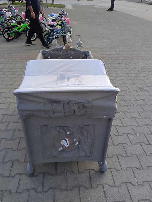 CANGAROO Детска кошара Once upon a time 3 сив