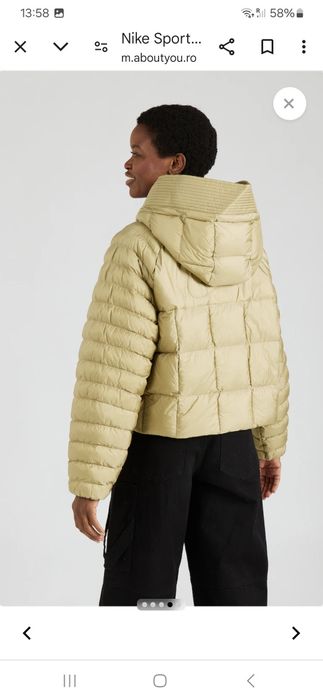 Nike prima puffer geaca iarna dama