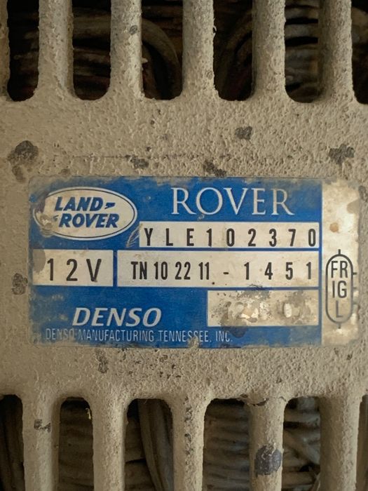 Alternator Land Rover Freelander Ln_, L314 1998 - 2006 1.8Benzina