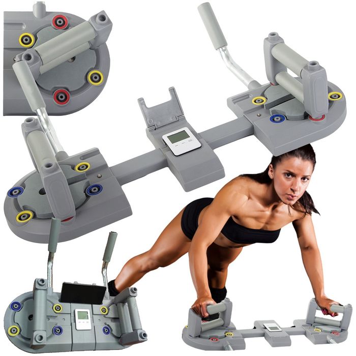 Фитнес дъска, 3 в 1, Броячи, преса