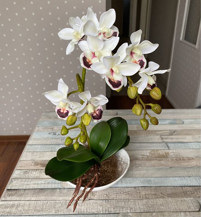 Искусственная орхидея латекс интерьерная