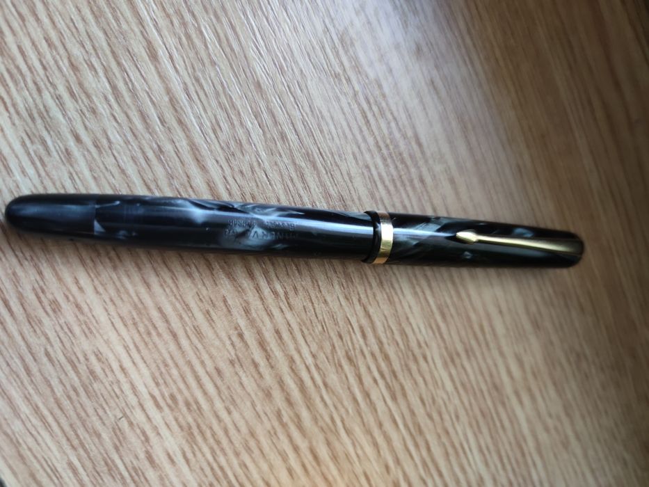 Stilou Aur 14K Minerva 60 Celuloid (produs de OMAS) Vintage Cutie