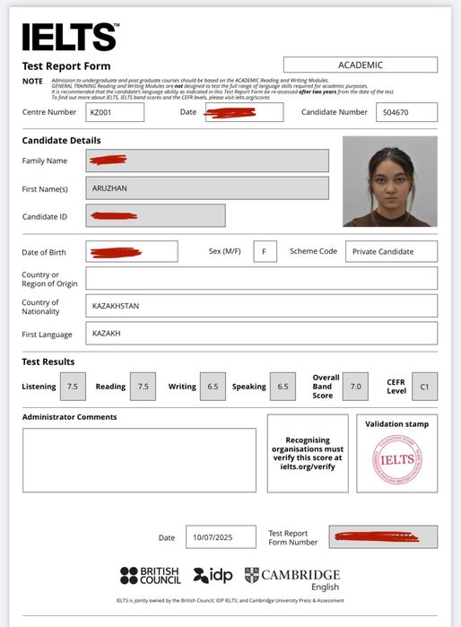 Репетитор по SAT / IELTS