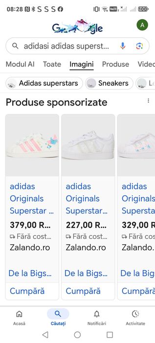 Adidași Adidas superstar, nu Nike Puma