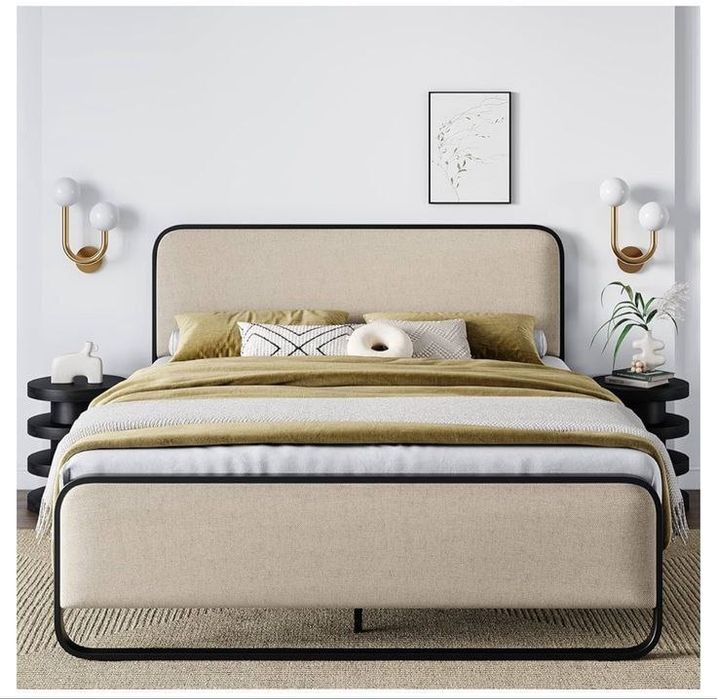 Двуспальная  Кровать Loft krovat темир крават metal kalavat Лофт