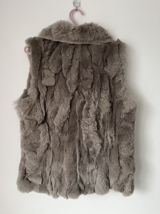 Vestă din blană naturală vintage – Parlez-vous Paris | M (T2)