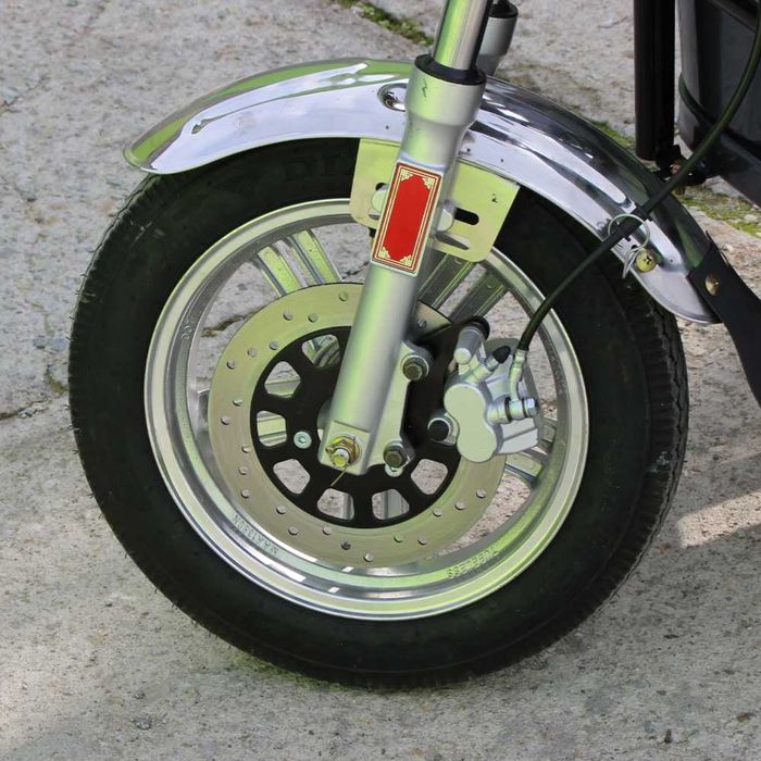 Електрическа триместна товарна триколка MaxiGo Pro, Gray, 2000W