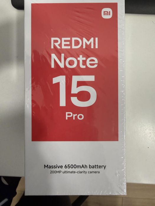 Чисто нов телефон REDMI NOTE 15 pro