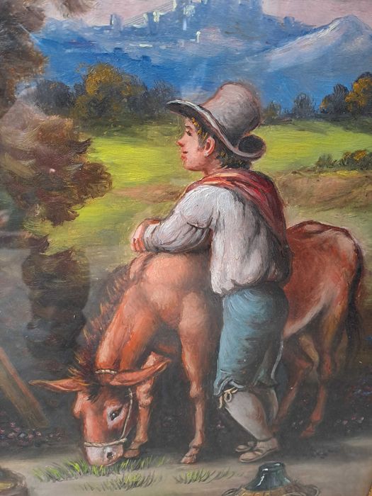 tablou pictura 87/67 cm semnat A Miraglia