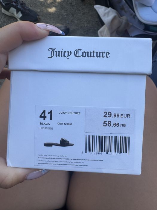 Продавам чехли,Juicy Couture,41 номер