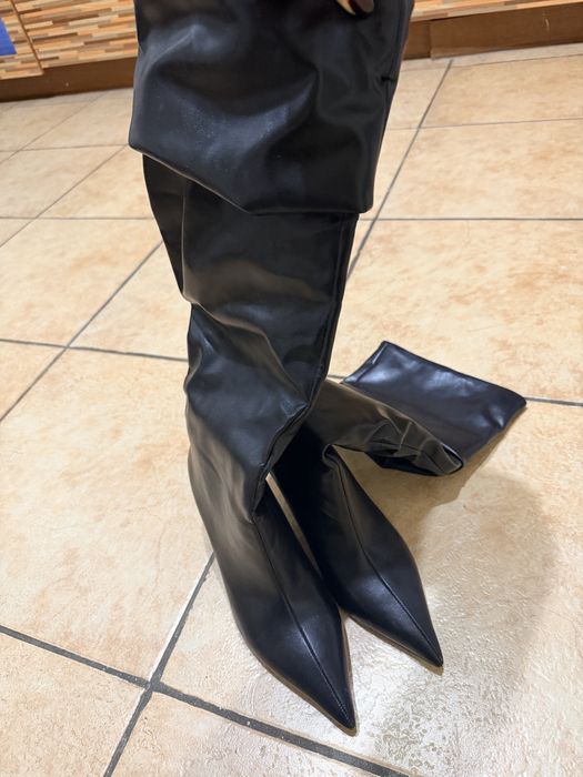 Стильные сапоги от ZARA новые