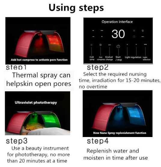 Mашина за лице pdt led светлинна терапия