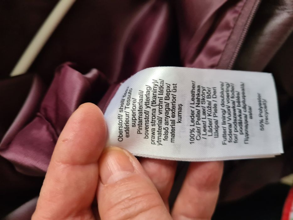 Rochie piele nappa miel