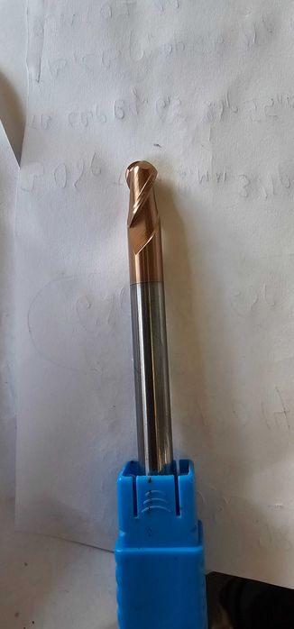 Радиусни твърдосплавни фрези със две пера (дълги)