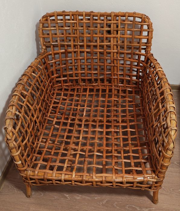 Scaun/fotoliu terasă/grădină din ratan