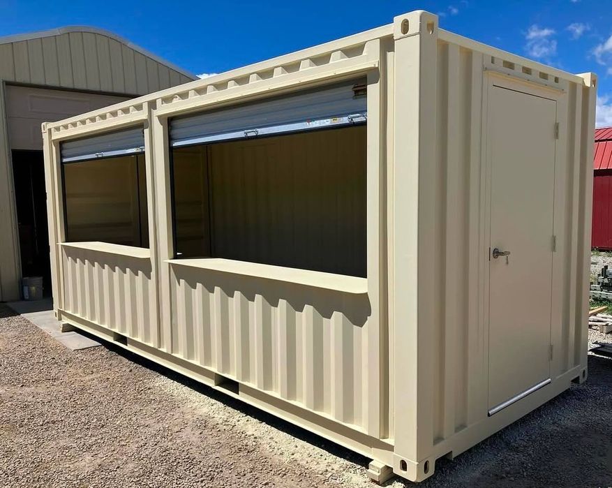 Контейнер модульный домик офис и металлоконструкции  сэндвич  панелей