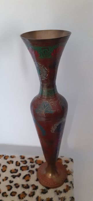 Vaza alama handmade India. Eastern Arts Corporation. Inaltime  35cm.
