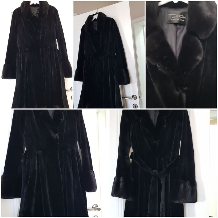 Шубка норка бу 42-44р чёрная