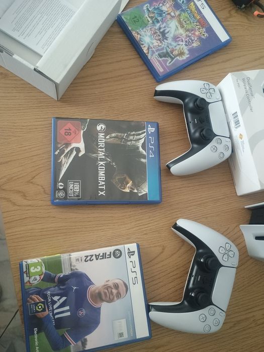PS5 2 controlere 3 jocuri