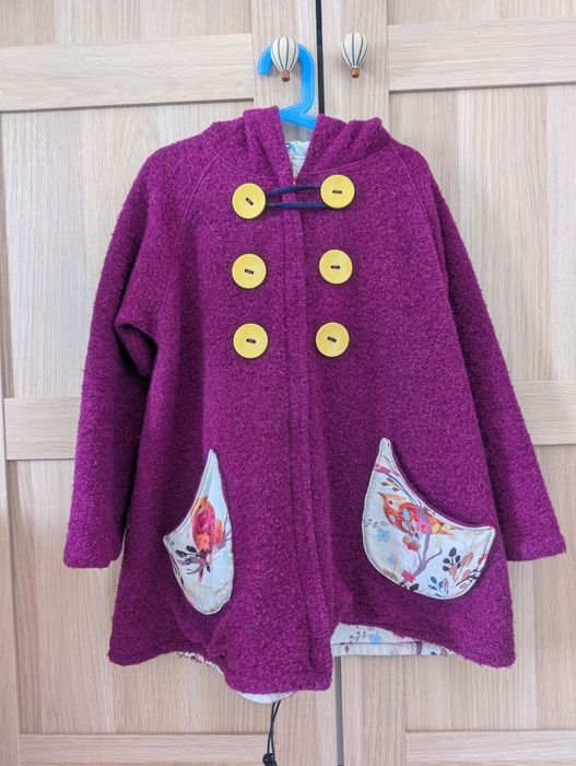 Jacheta fete lana fiarta Ivuska (4-12 ani)