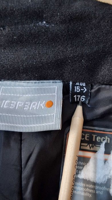 Pantaloni ski Icepeak cu bretele, mar M.