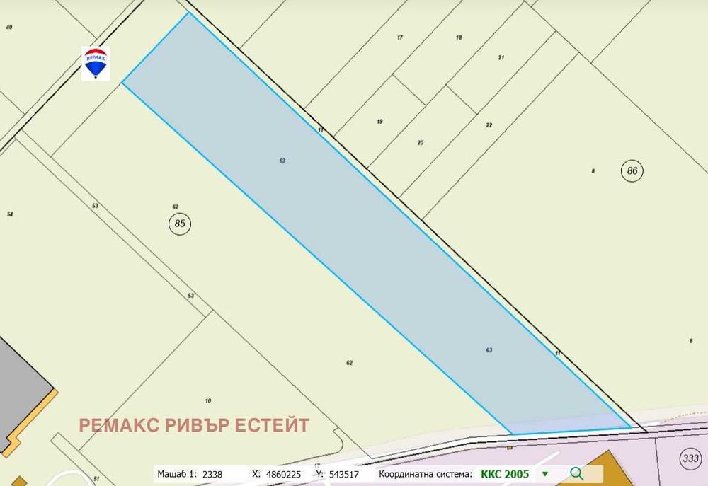 Парцел за продажба промишлена зона Изток, гр. Русе