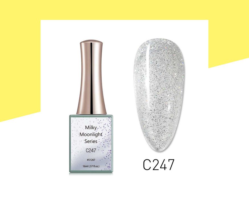 Професионален гел лак серия "Milky Moonlight" CANNI - 16 мл.