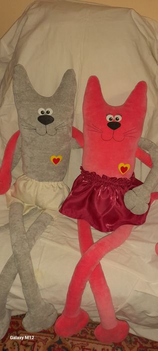 Подарок сувенир мягкие котики.