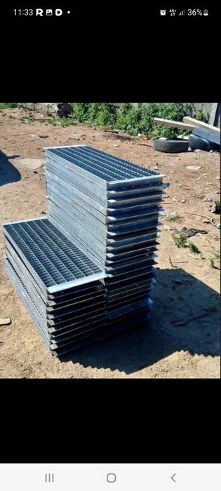 Gratare ( grilaje) metalice galvanizate ideale pentru trepte și spălăt