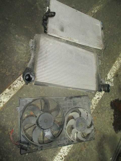 Radiator apa racire clima intercooler ventilatoare GOLF5 TOURAN A3