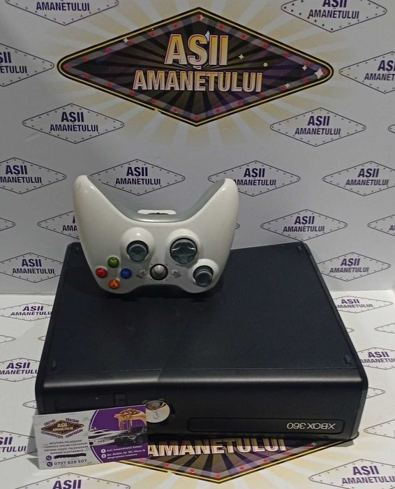 Asii Amanetului - Consola Xbox 360 S (model 1439) Modata / 500GB cu o mansa si Kinect