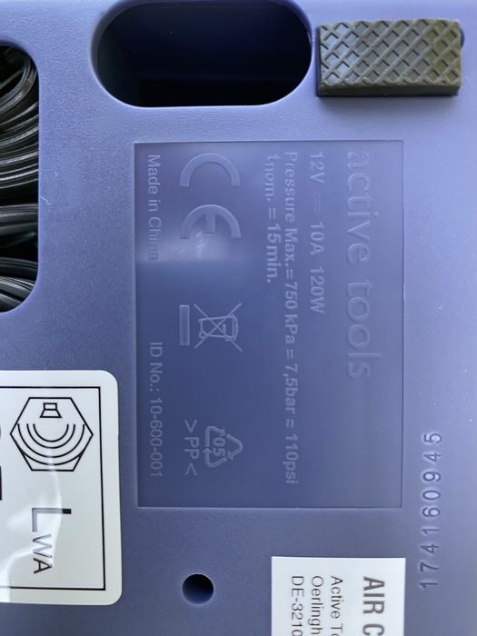 Compresor auto umflat roti kit soluție pana original Honda 120W