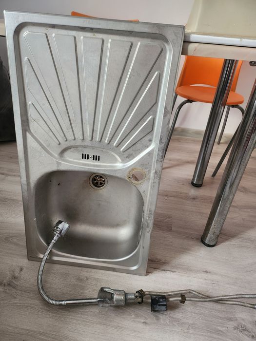 Chiuveta inox baterie si racorduri inox