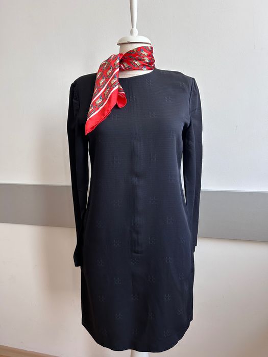 Calvin Klein спортно елегантна черна рокля и дантелена рокля С размер