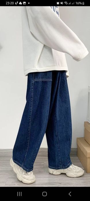Унисекс джинсы, мешковатые