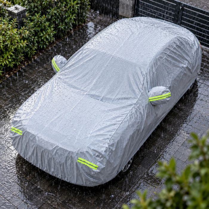 Покривало за автомобил XL 510×190×150 см – Водоустойчиво, UV защита, против сняг и дъжд