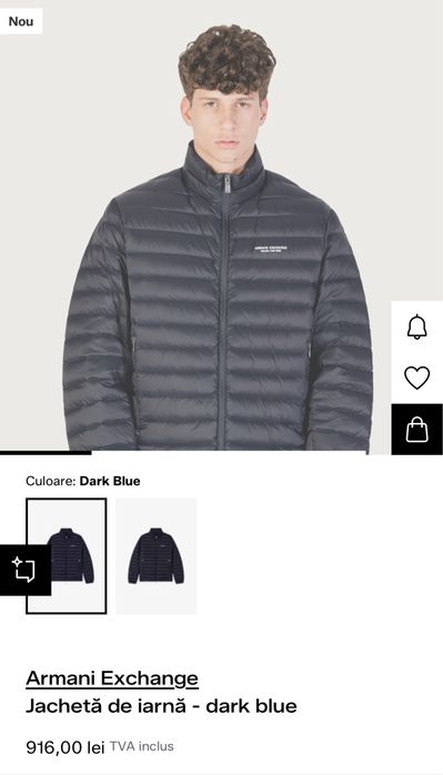 Geacă Armani Exchange originală