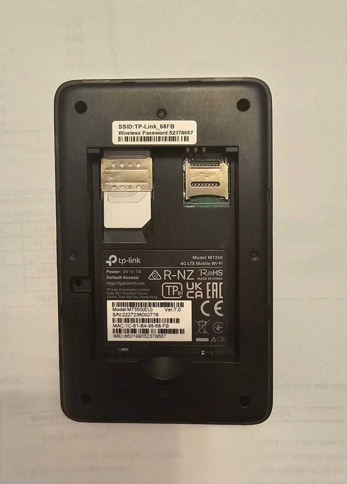 Router portabil 3G/4G LTE TP-LINK M7350 ver 7