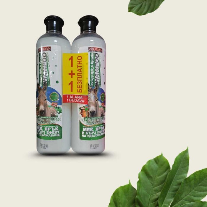 Шампоан Prodan Professional Hair Care – Магарешко мляко и кератин