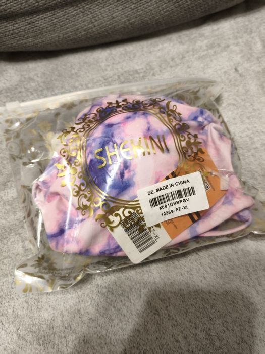 SHEKINI – Set Bikini Damă, două piese, model Tie-Dye, mărimea XL