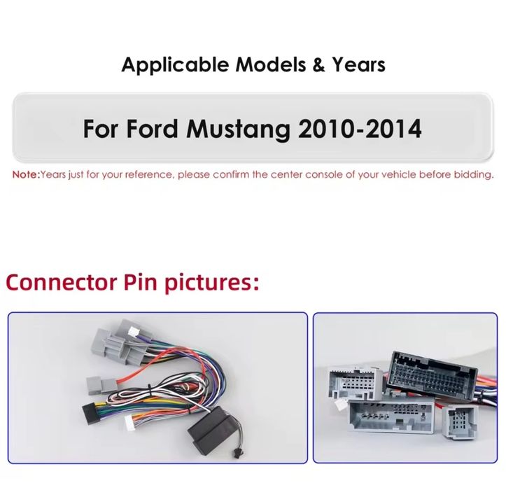 Navigatie Ford Mustang Waze YouTube GPS Bluetooth