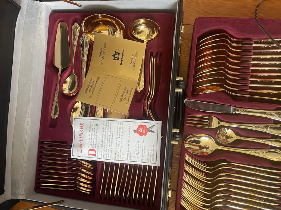 Позлатени прибори Nivela Solingen