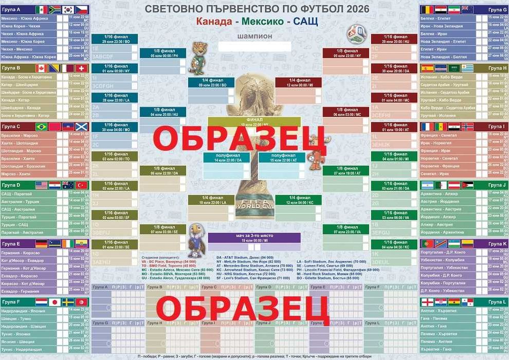 Програма за световното първенство по футбол