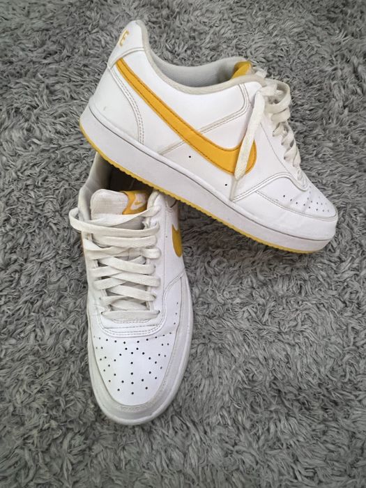 Nike af1 alb cu galben