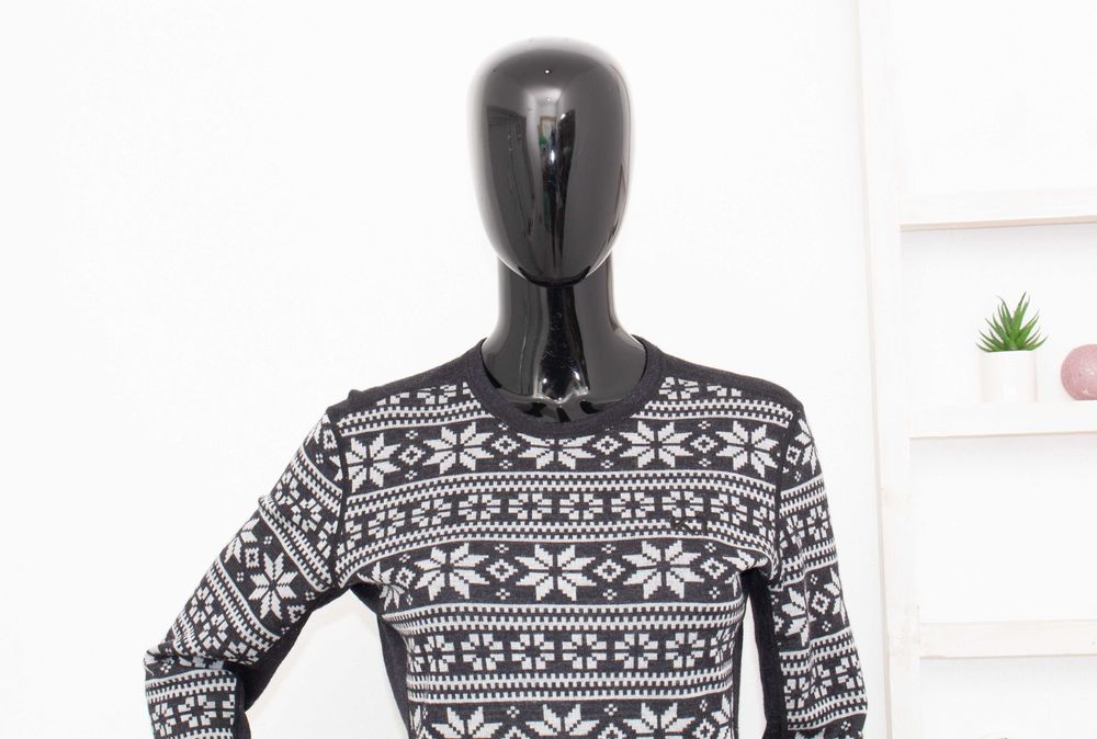 Kari Traa дамска блуза сива термо бельо 60% мериносна вълна L